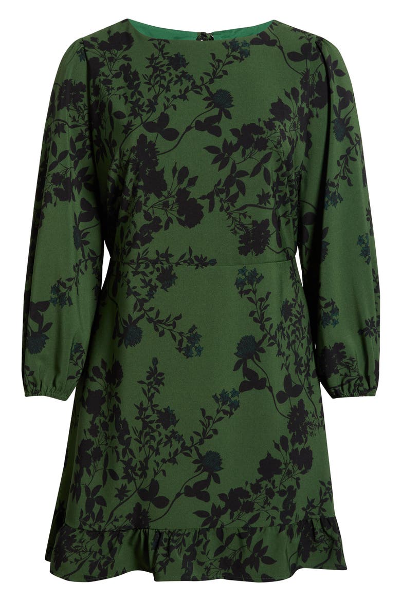 Tindrie Long Sleeve Dress, Alternate, color, OLIVE-BLACK