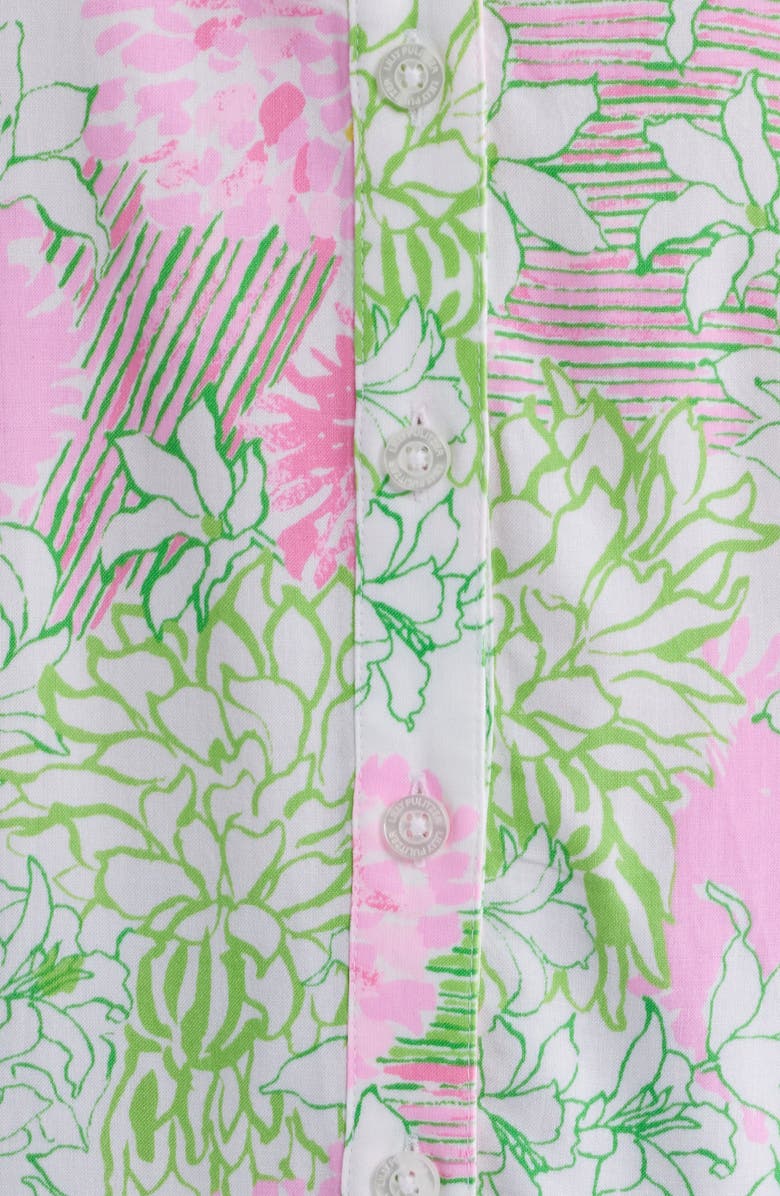 Lilly Pulitzer<sup>®</sup> Rayanna Floral Print Tunic Dress, Alternate, color, Resort White Mum Patch