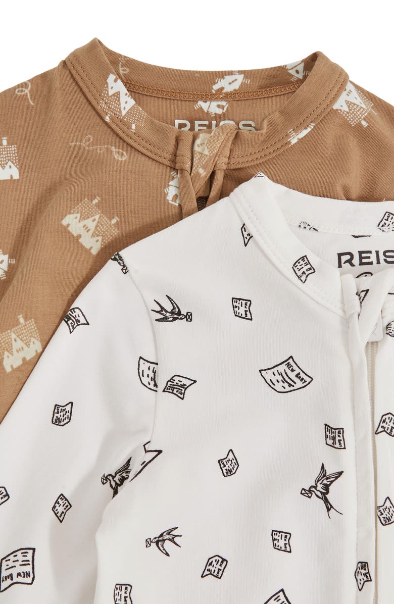Reiss Joy Set of 2 Footies, Alternate, color, Neutral
