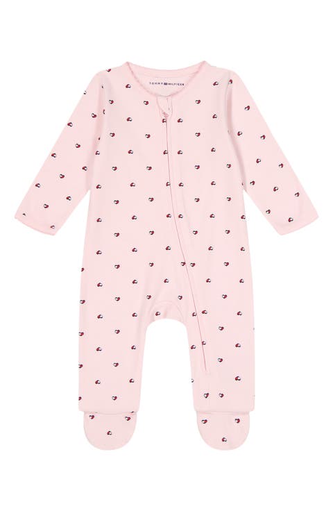 Tommy Heart Logo Footie (Baby)