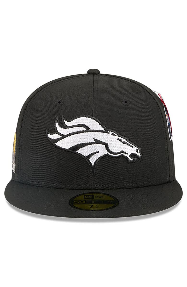 New Era x Alpha Industries Men's New Era x Alpha Industries  Black Denver Broncos 59FIFTY Fitted Hat, Alternate, color, 