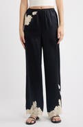 DÔEN Lavon Silk Wide Leg Pants
