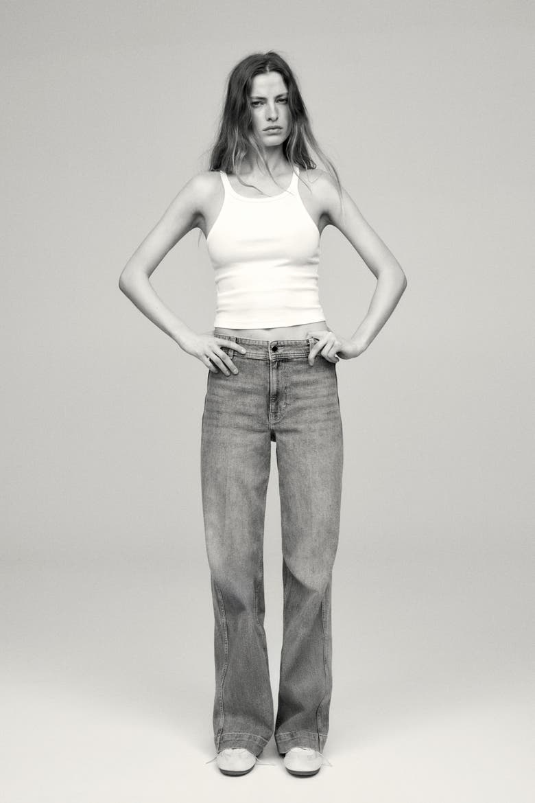 Wide High Jeans, Main, color, Light denim blue