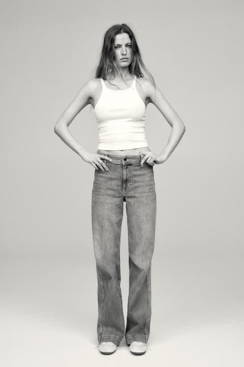 Wide High Jeans