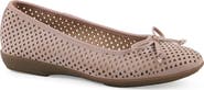 CLIFFS BY WHITE MOUNTAIN Carris Perforated Ballet Flat