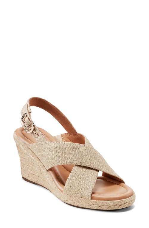 EASY SPIRIT EASY SPIRIT ARIANE ESPADRILLE SLINGBACK PLATFORM WEDGE SANDAL