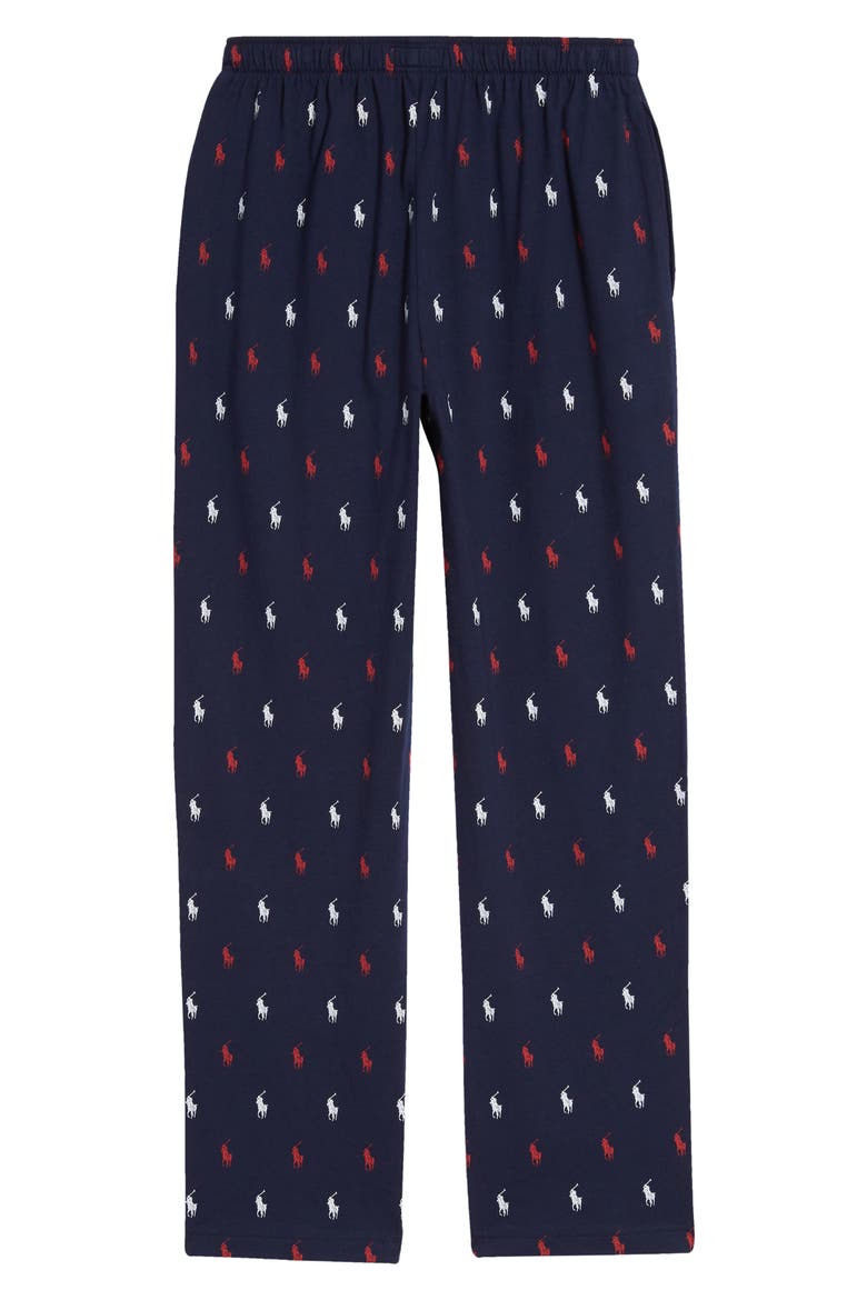 Cotton Pajama Pants, Alternate, color, CRUISE NAVY