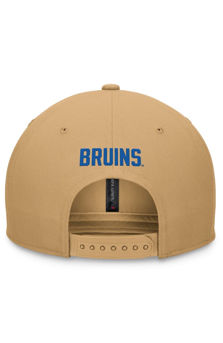 Jordan Brand Men's Jordan Brand Khaki UCLA Bruins Primetime Pro Snapback Hat, Alternate, color, Khaki