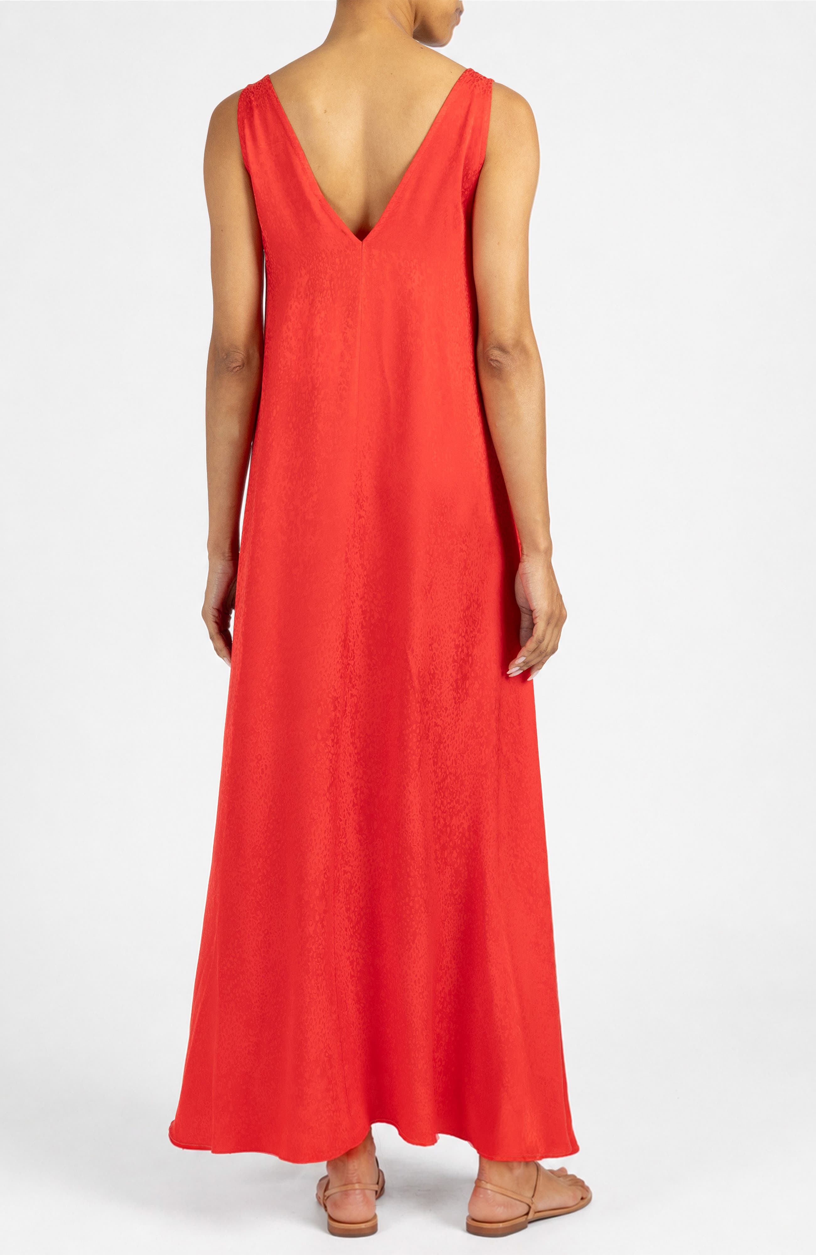 Lucinda Relaxed Maxi Dress In Fluid Satin - image 2