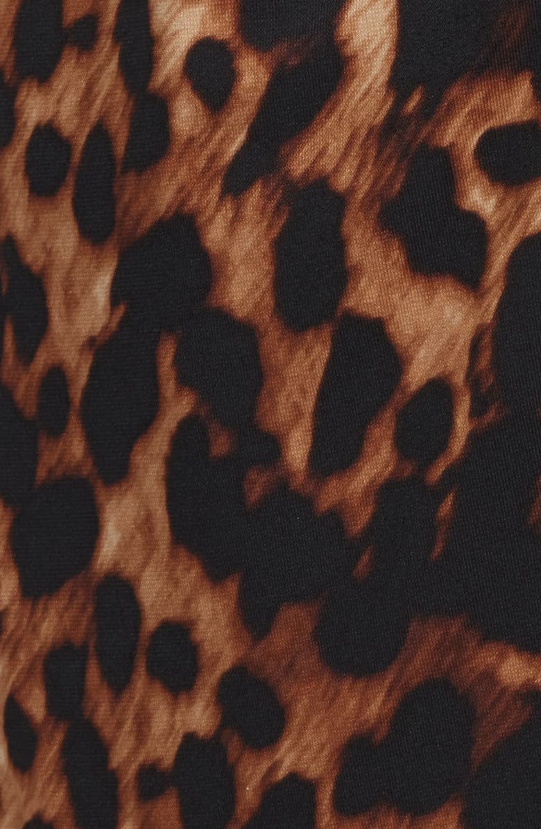 Anne Klein Smocked Cuff Wrap Top, Alternate, color, Anne Black Multi