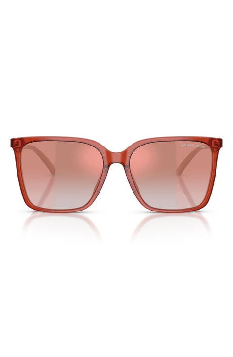 Canberra 56mm Square Sunglasses