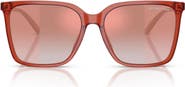 Michael Kors Canberra 56mm Square Sunglasses