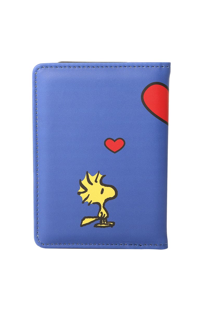 PEANUTS Snoopy Woodstock Passport Holder, Alternate, color, Blue