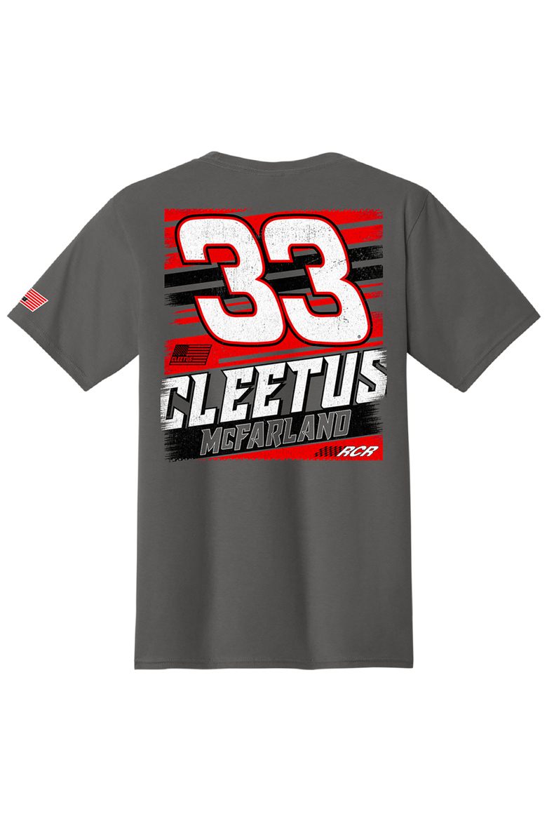 Men's Richard Childress Racing Team Collection Charcoal Cleetus McFarland T-Shirt, Alternate, color, Charcoal