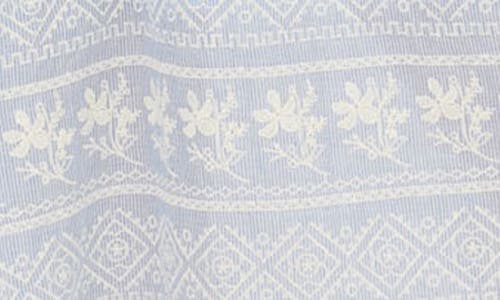 Blu Pepper Embroidered Lace Midi Dress In Multi