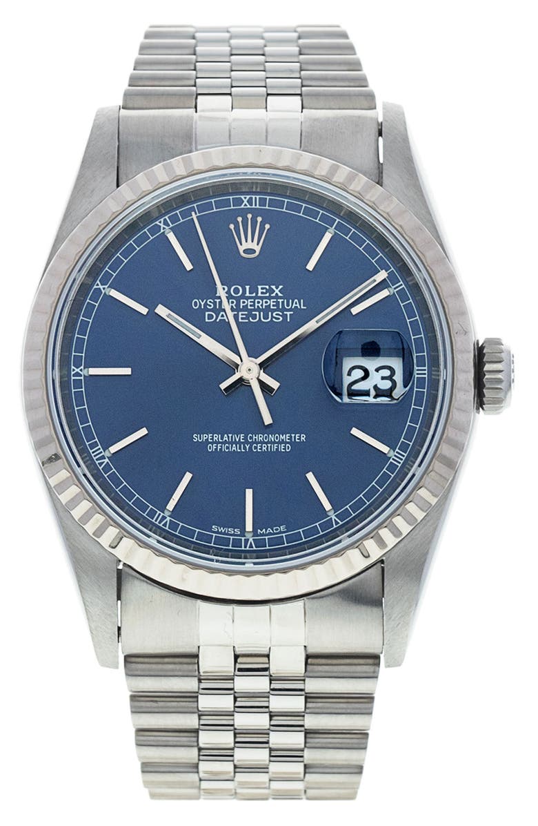 Watchfinder & Co. Rolex Preowned Datejust Bracelet Watch, 36mm, Main, color,