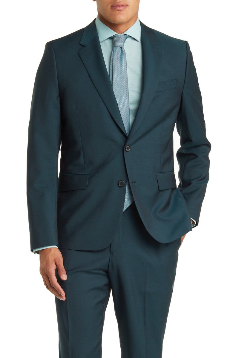 Paul Smith Tailored Fit Wool & Mohair Suit, Alternate, color, 