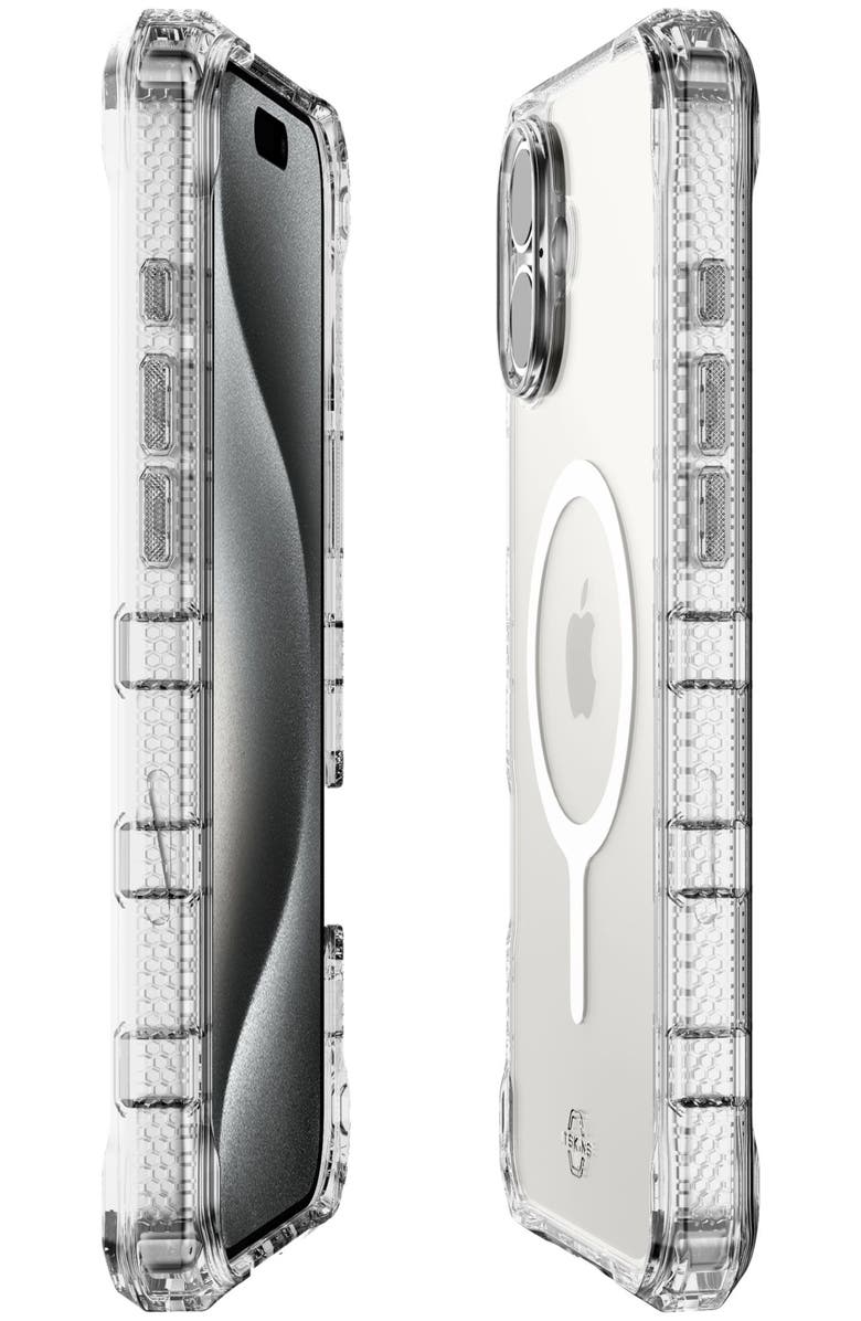 ITSkins Supreme_R Clear MagSafe Case for Apple iPhone 16, Alternate, color, Clear