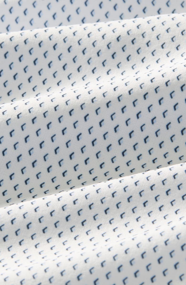 Mizzen+Main Leeward Trim Fit Performance Button-Up Shirt, Alternate, color, White Diamond Shadow