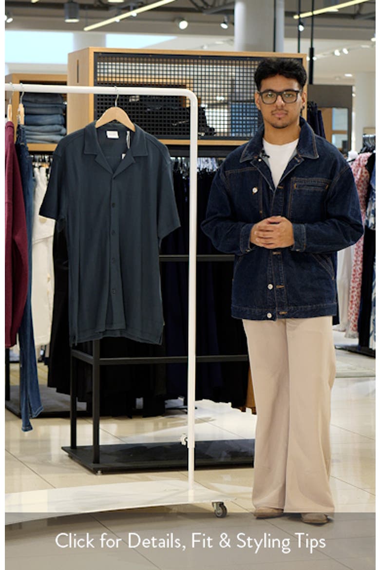 Burke Ribbed Knit Camp Shirt video