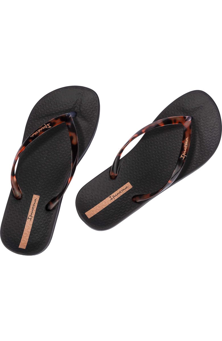 Ipanema Ana Connect II Flip Flop, Alternate, color, Black/Clear