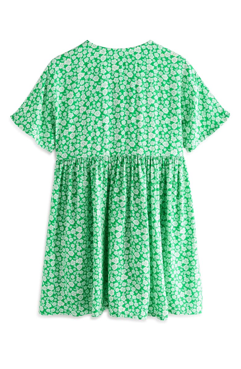 NEXT Kids' Floral Dress, Alternate, color, Green
