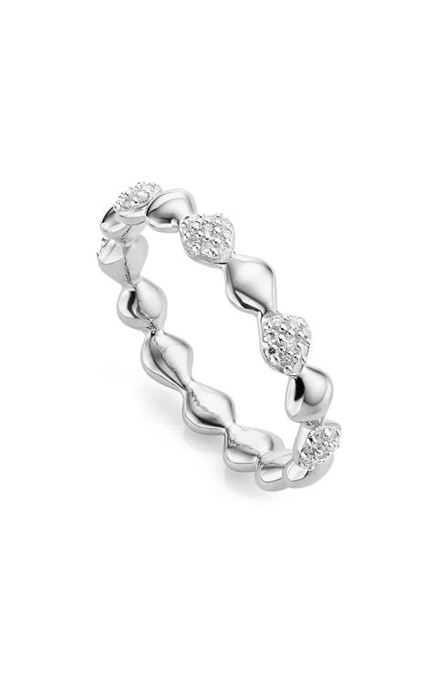 Nura Teardrop Diamond Eternity Ring
