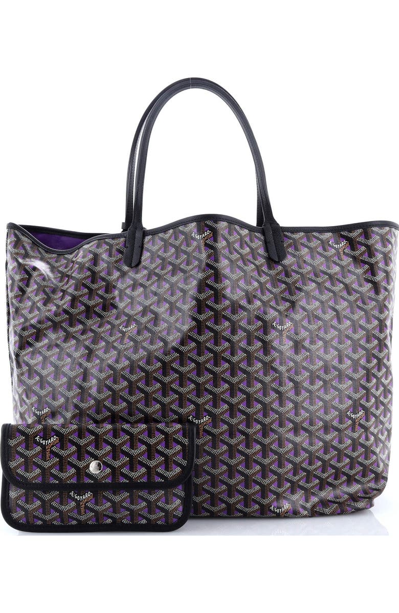 Pre-Owned Goyard Saint Louis Tote Claire Voie Coated Canvas GM, Alternate, color,