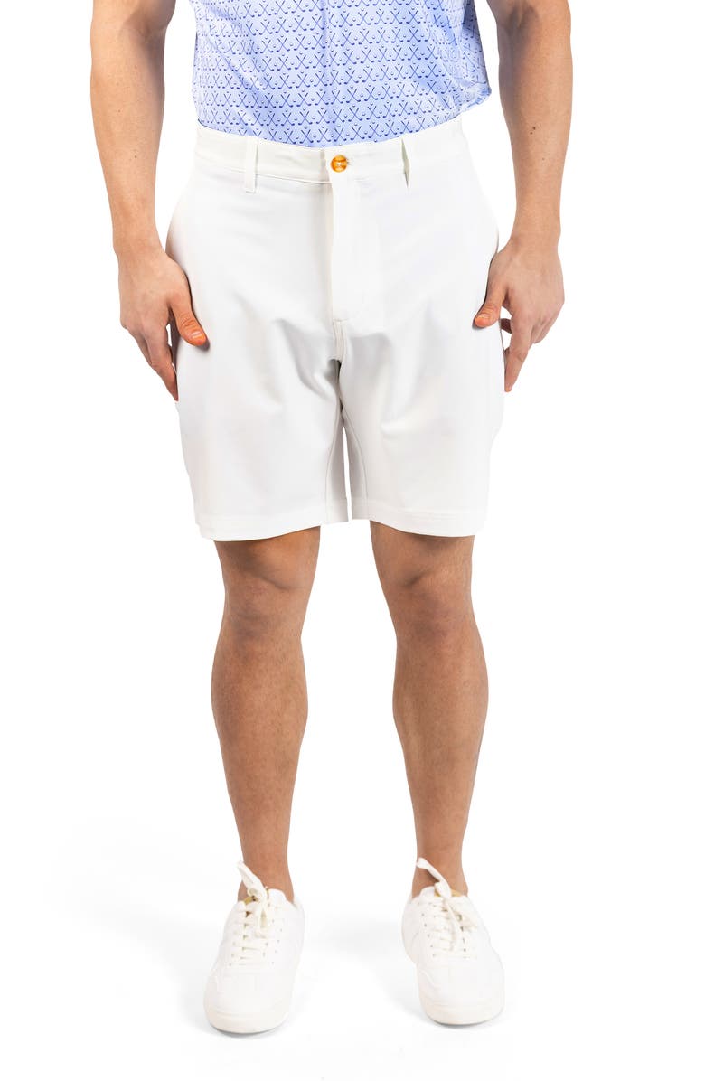 TailorByrd Solid Performance Shorts, Main, color, White
