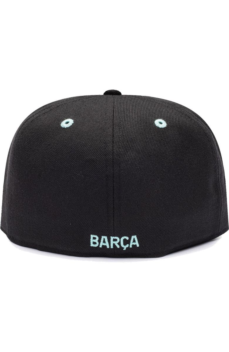 FAN INK Men's Black Barcelona Ice Cream Fitted Hat, Alternate, color, 