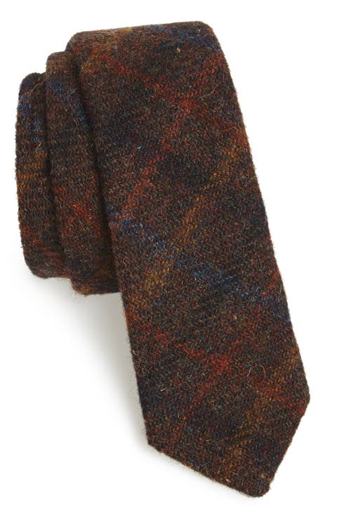 Plaid Wool Tie