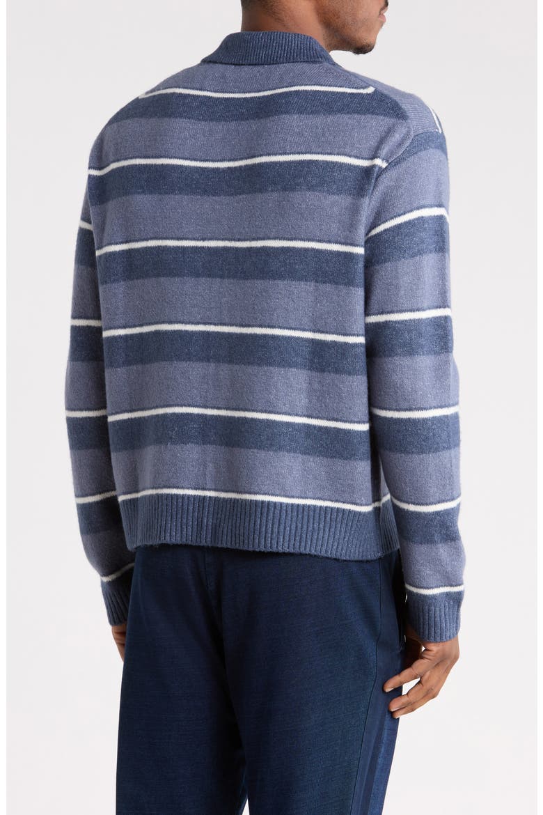 Boxy Rugby Sweater, Alternate, color, NAVY CLIVE STRIPE