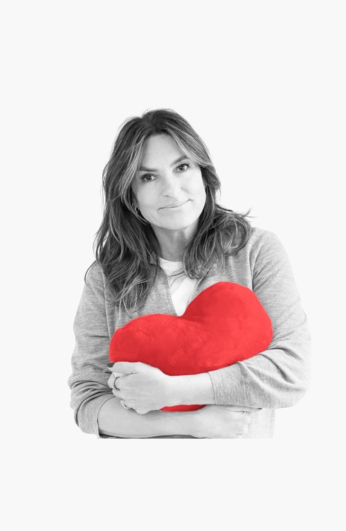 Hugimals World Heart To Hug Pillow In Red