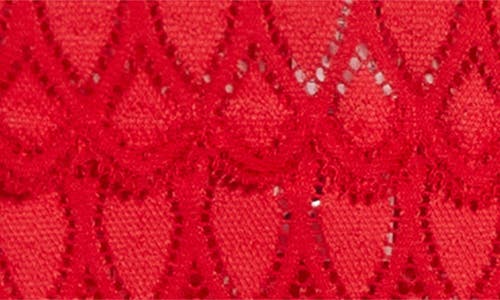 Etam Gravure Lace Hipster Panties In Red
