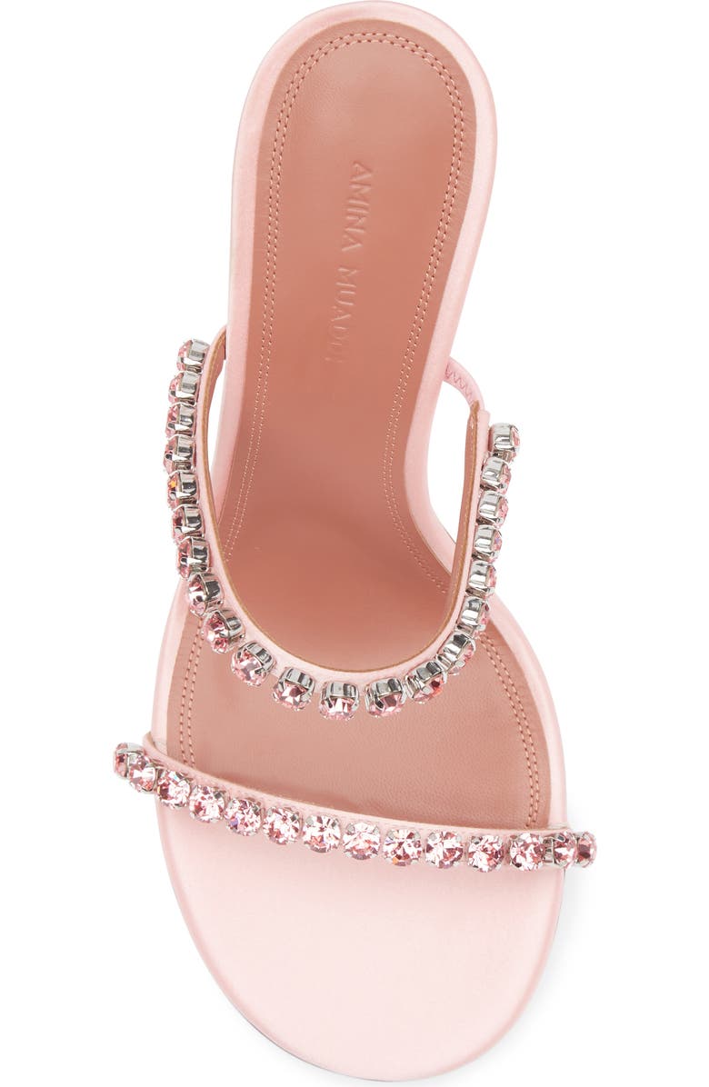 Amina Muaddi Gigi Crystal Strap Sandal, Alternate, color,