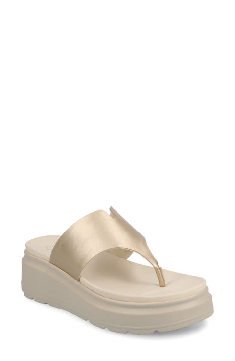 Carah Platform Wedge Sandal