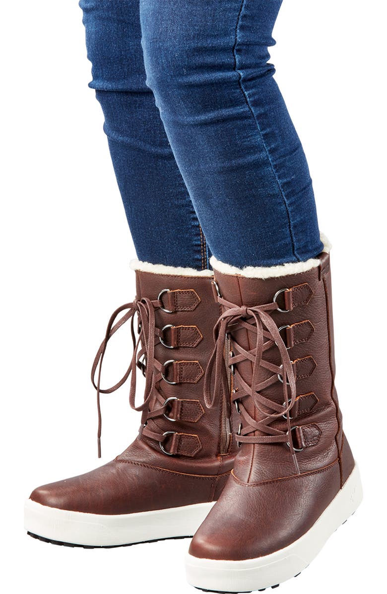 Baffin Yorkville Waterproof Winter Boot, Alternate, color, Brown