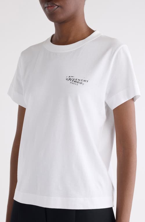 Givenchy Regular Fit Logo Graphic T-shirt In White