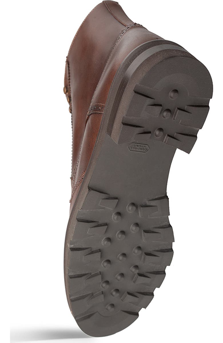 Mezlan Wingtip Lug Sole Boot, Alternate, color, Brown