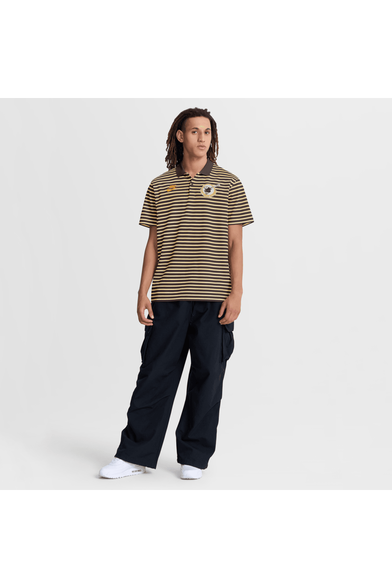 Men's Nike  Brown San Diego Padres Cooperstown Collection Dri-FIT Victory Striped Polo, Alternate, color, Brown