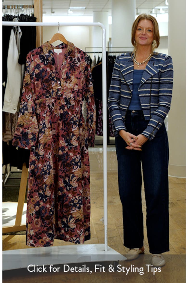 Tharini Long Sleeve Midi Dress video