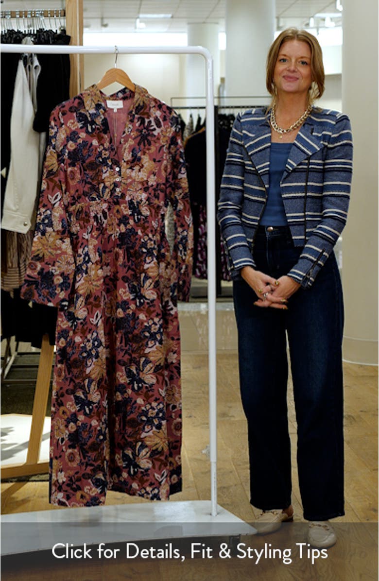 Tharini Long Sleeve Midi Dress, sales video thumbnail