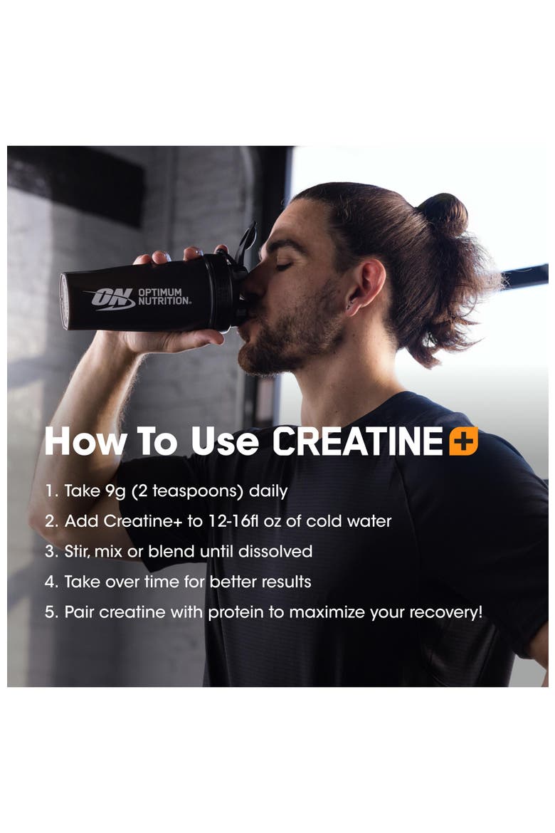 Creatine Monohydrate Performance Powder with Electrolytes, Added Vitamins, and Orange Passionfruit Flavor, 80 Servings, Alternate, color, None