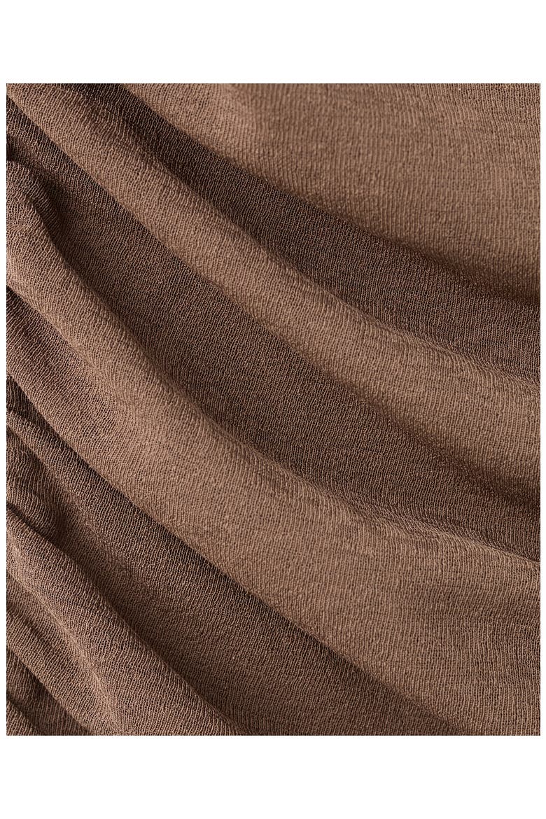 Double Layer Ruched Tank Minidress, Alternate, color, BROWN