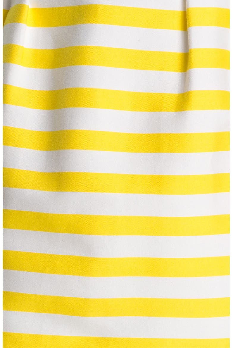'barry' silk blend skirt, Alternate, color, DONOVAN YELLOW PETULA STRIPE