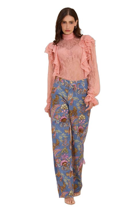 Boho Denim Pants