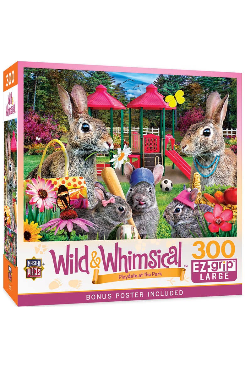 Playdate at the Park 300 Piece Puzzle, Main, color, Multicolor
