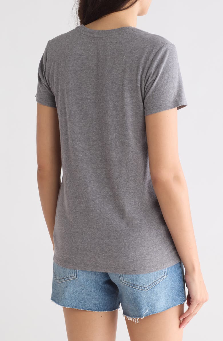 Lucky Brand Hibiscus Logo Graphic T-Shirt, Alternate, color, Medium Heather