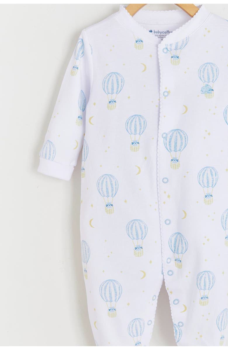 Babycottons Premium Peruvian Pima Cotton Robin Footie Pajamas For Infant, Alternate, color, Lavender