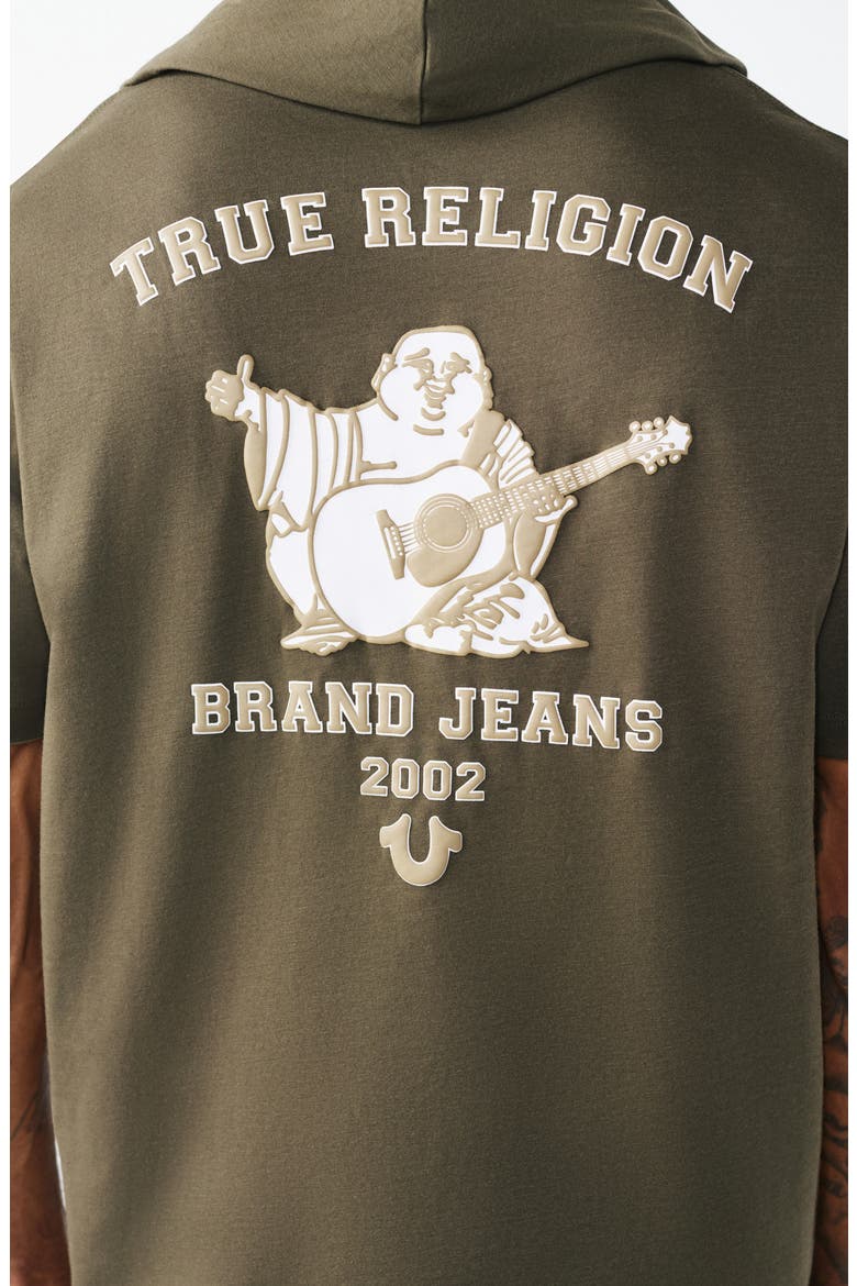 Buddha Hoodie Tee, Alternate, color, KALAMATA